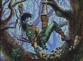 A Skyshroud elf, from Rath. Art by Mark Tedin.