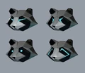 Himoto tanuki mask concepts