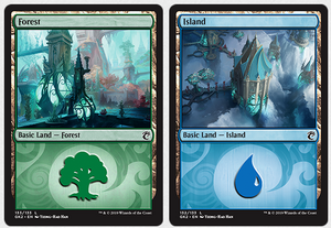 RNA Simic basic lands