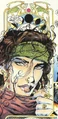 As depicted in the comics.