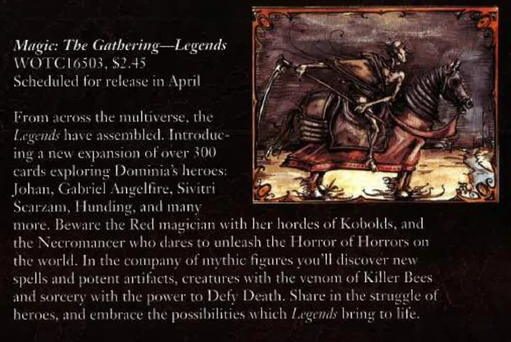 Legends - MTG Wiki