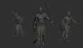 3D models of Skelle raiders.