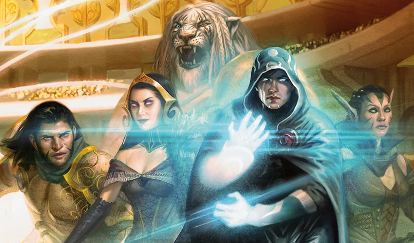 mtg blue flip cards Thought Harvester [Oath of the Gatewatch] main image 1