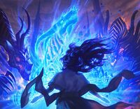 Her final spell, Hurkyl's Recall caused three  to disappear