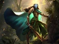 Lathril a legendary Shadow elf from Kaldheim.