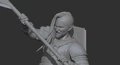 3D Model of a Viridian Elf resistance fighter.