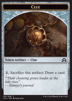 Clue artifact token 1