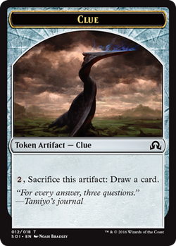 Clue artifact token 2