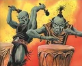 Sarpadian goblins - art by Dan Frazier.