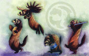 Ferrets of Ulgrotha, as depicted by Heather Hudson in Duelist #7.