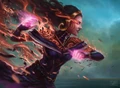 Liliana breaks the contract and betrays Bolas.