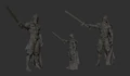 3D models of Kaldheimr warriors.