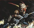 A Jamuraan goblin - art by Scott Hampton.