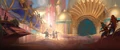 Chandra leads the attack on the Consulate Aether Hub with Pia and Ajani.