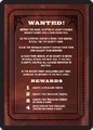 Bounty card back for Outlaws of Thunder Junction Commander decks