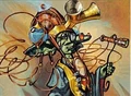 An Izzet goblin. Art by Matt Cavotta.