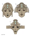 Alternate concepts for Elspeth's mask.