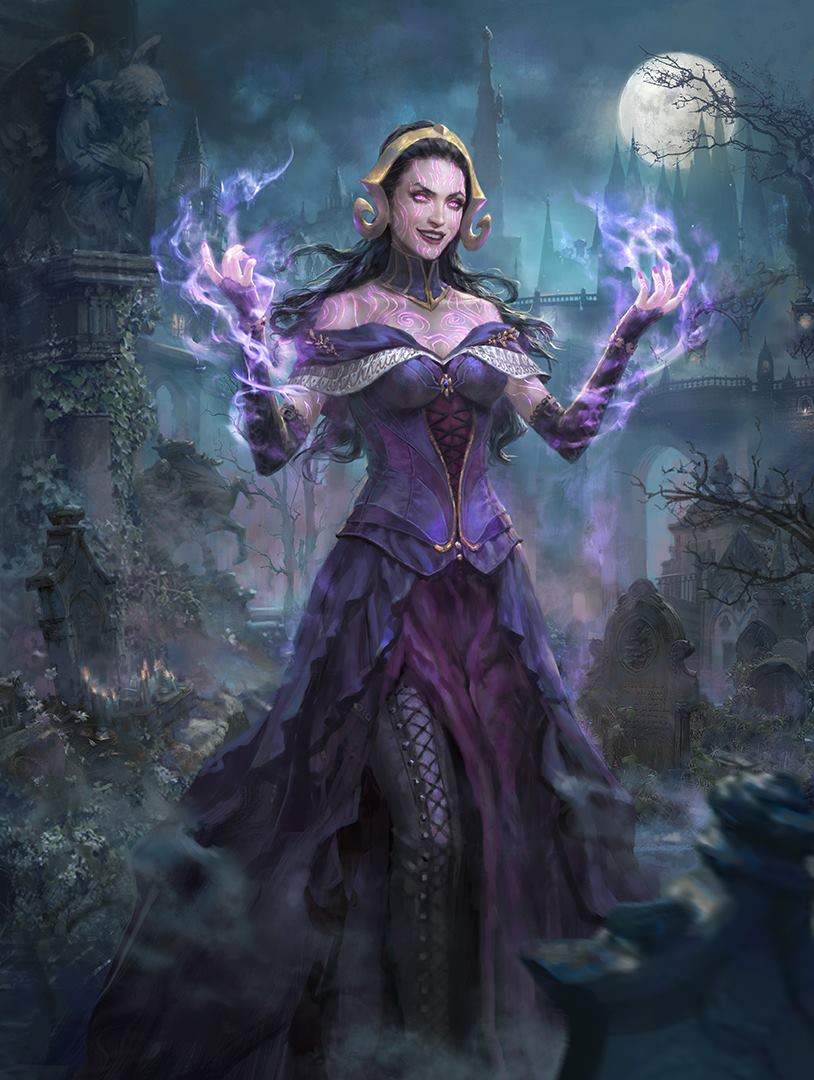 liliana of the dark realms altered art