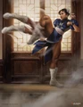 Chun-Li, Countless Kicks art