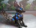 An Artifact Fox from Kaladesh.