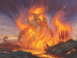 Phlage, Titan of Fire's Fury