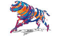 An Elemental mascot of Strixhaven's Prismari college on Arcavios.