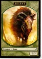3/3 green Beast creature token produced by Garruk Wildspeaker