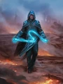 Jace's original appearance before becoming a phyrexian.