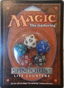 ***100x Spindown Life Counter Dice*** 20 of each Color D20 MTG Die Magic Cards