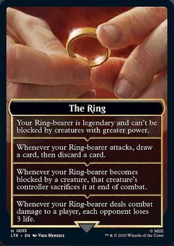 Magic: The Gathering Lord of The Rings Tin the One Ring - 3 Set Boosters 