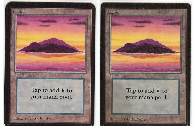 Common Island B Magic the Gathering Unlimited Very Fine Normal English 