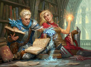 The twins go to  to hone their magic.