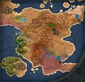 Map of Eastern Terisiare after the Mending ©2011-2014 Wizards of the Coast, Inc.