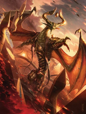 mtg how many of the same card Nicol Bolas, Dragon-God Print main image 1