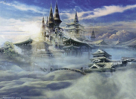 Foil 雲の宮殿、朧宮/Oboro, Palace in the Clouds