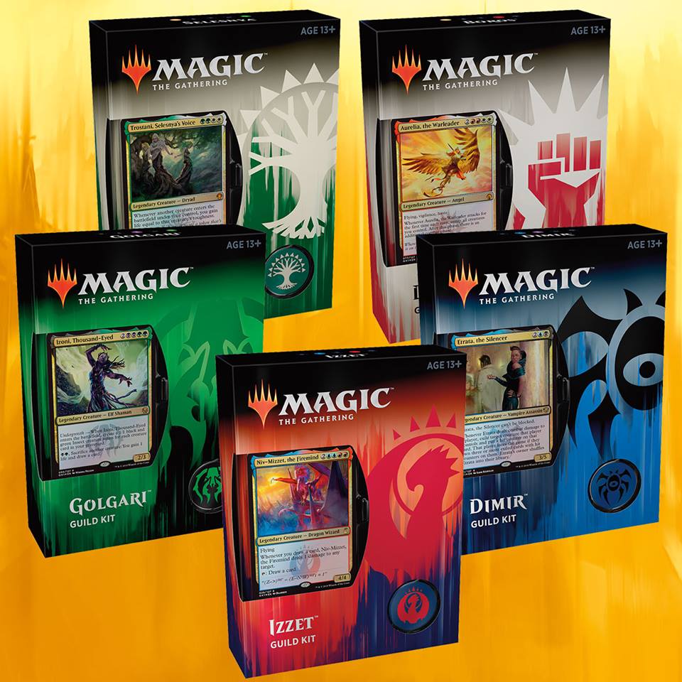 Magic the Gathering MTG Guilds of Ravnica Guild Kit All 5 Decks 