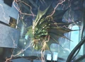 The Firemind Vessel, a brass model of Niv-Mizzet's head, used during his resurrection.