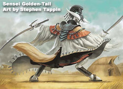 MTG　英語　foil　金之尾師範 187)《金之尾の教練者/Golden-Tail Trainer》[MH3] 金U | 日本