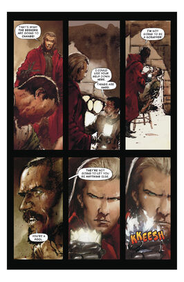 Young Tezzeret and his father.