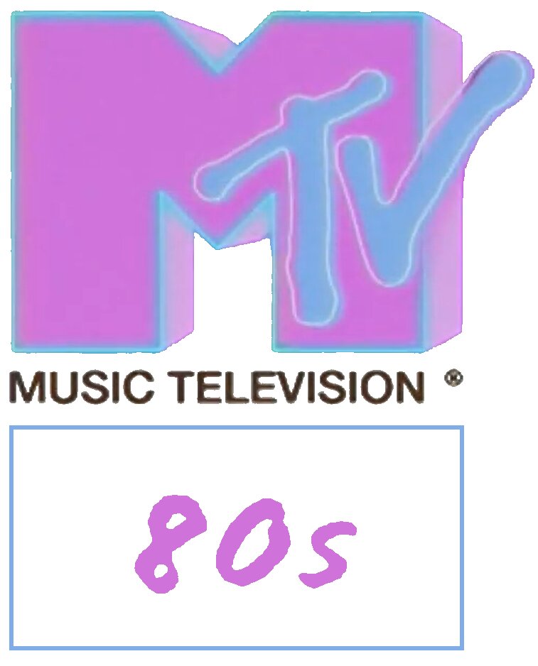 Colorful MTV Music Television Classic 80s Logo Thumbprint Poster | mail ...