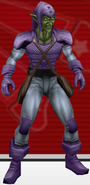 Green Goblin from Marvel Ultimate Alliance 2 Wii Version.