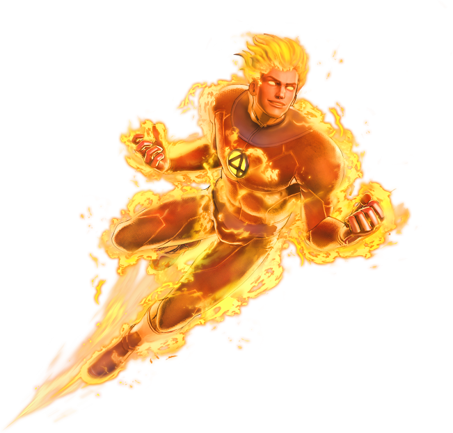 hulked out human torch