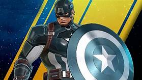 Captain America with Blue shield