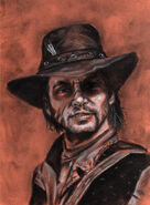 A creepy drawing of Marstin.