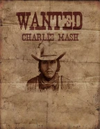 Charlie's wanted poster.
