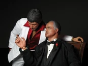 Montana and Vito.jpg (39 KB) Vito Corleone giving Tony a mission. (Action figures, lol.)