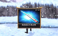 Baraka's blade.