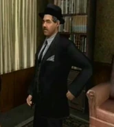 Francesco after taking some money.