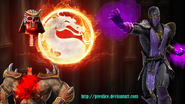 Rain ripping Shao's head off.