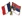French-Serbian flag